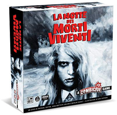 Asmodee - Zombicide: Die Nacht der lebenden Toten - Brettspiel, 1-6 Spieler, 14+ Jahre, italienische Ausgabe