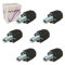 Pirhosigma 6 pcs M5 Index Derailleur Shift Cable Stops with Downtube Barrel Adjusters Bolts for Cycling Road MTB Bike