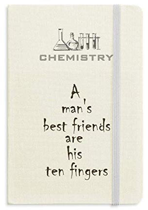 Quote A Man's Best Friends Are His Ten Fingers Chestry Notebook Classic Journal Diary A5