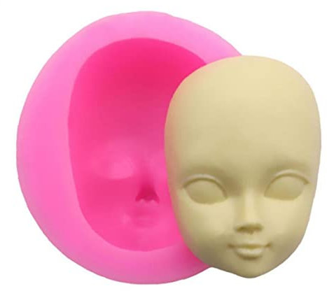 Ruluti Mädchen Gesicht Backform Silikon Fondant Kuchen Backformen Form Dekorieren Von Werkzeugen