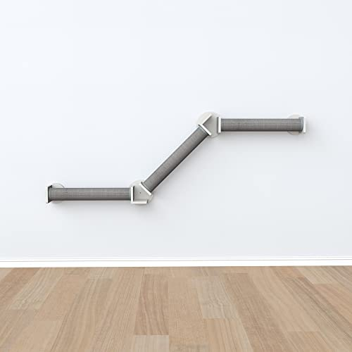 Wand-Set 2, Kletterpfad, 195 × 78 cm, weiß/grau