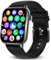Deunis Bliknes X5 Smartwatch 1,96 Zoll mit Telefonfunktion für Damen Herren kompatibel mit Android iOS, Schlafmonitor HD06 Schrittzähler Fitness Tracker, Fitnessuhr, Sportuhr, Armbanduhr…(Schwarz)