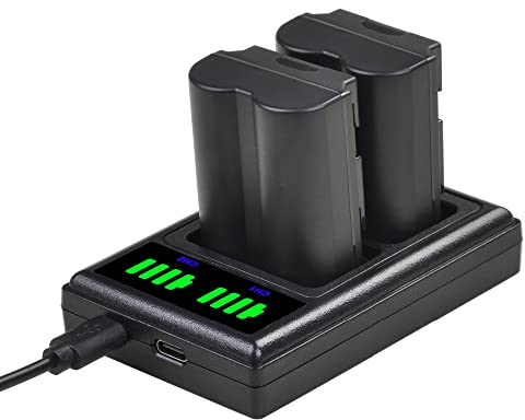 PowerTrust 2Pcs NP-W235 Battery and Charger Compatible with Fujifilm X-H2S, GFX100S, X-T4, X-T5, GFX 50S II Camera