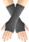 Guanti in pelle da donna Guanti da esterno da donna, in velluto spesso, guanto senza dita da polso con foro per il pollice, guanto caldo unisex guanti in nitrile medio