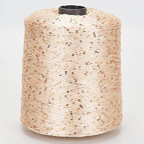 Summer Ice Silk Glitter Garn Pailletten Garn Handhäkelgarn Stricken Kleidung Nadelarbeit, 03