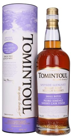Tomintoul Small Batch Pedro Ximénez Sherry Cask Finish 40% Vol. 0,7l in Geschenkbox