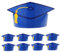 BRIGHTFUFU 12Pezzi Cappelli di Laurea Regolabili per Feste Tocco di Laurea per Bambini Adulti Gadget Bomboniere per Cerimonie di Laurea
