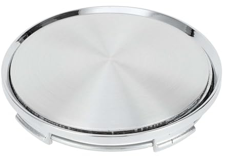 A ABSOPRO Bouchons De Moyeu De Roue Argent 1 Pc Pour Suv Camion Plastique | Couleur Argent, Diamètre Extérieur 63mm, Diamètre Intérieur 58mm, Hauteur Du Clip 4mm