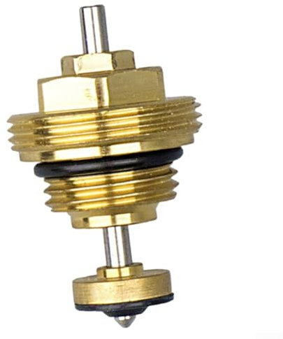 Oniissy Nucleo valvola di ritorno in ottone M30x1,5 per collettore di riscaldamento a pavimento attuatore UFH, accessori distributore acqua nucleo valvola distributore per collettore riscaldamento a