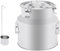 TkkMivcOC Edelstahl Milchkanne, 22L Milchkrug, Milchkanne mit Deckel, Milchbehälter Milchkrug mit Weintragetasche, Transportkanne, für Lagerung Milch, Wein, Milch, Speiseöl