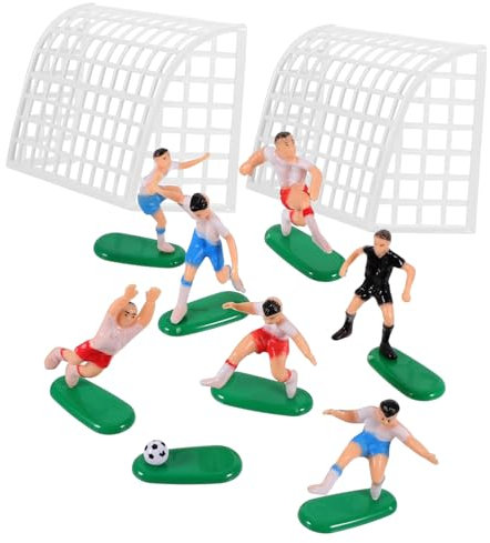 Cabilock Football Game Decor England Cake Decorations Football Toppers for Cakes
