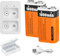 Rechargeable 9V Lithium Batteries 1000mAh (9000mWh) Rechargeable PP3 Battery with Charger and USB Cable for Smoke Detector, Multimeter, Remote Controller, Electric Guitar (2 Pcs)