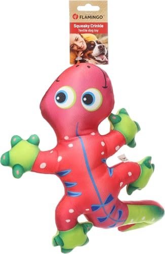 Flamingo Hundespielzeug Clora Eidechse – Rosa – 35,5 cm | Weich, verspielt & unwiderstehlich!