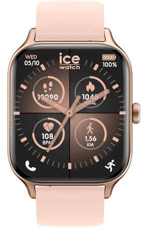 ICE-WATCH - Ice fit RT 3.0 Rose-Gold Nude - Rose-Gold Sport verbundene Uhr für Damen mit Silikonarmband - 025280 (1,97 Zoll)