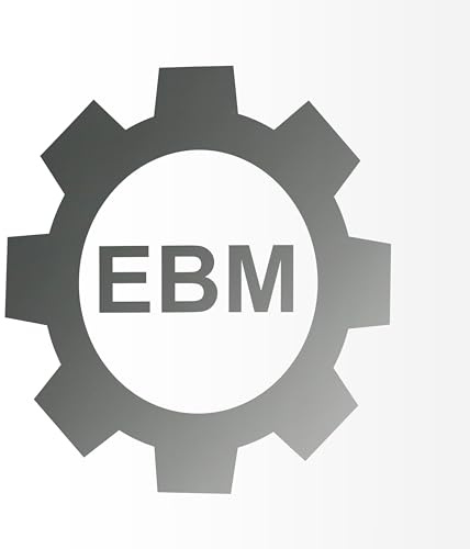 Nomiro Autoaufkleber Polizei - Ebm Zahnrad - 99x99mm silber Sticker für Auto Fenster Heckscheibe - Motorrad Fahrrad Lkw Bus - wetterfest UV beständig - Tuning