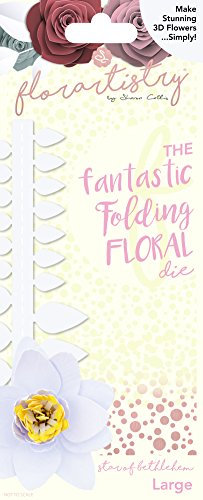 Florartistry Folding Die-Star of Bethlehem (Large), Metal, Brown, 25.8 x 11.2 x 0.5 cm