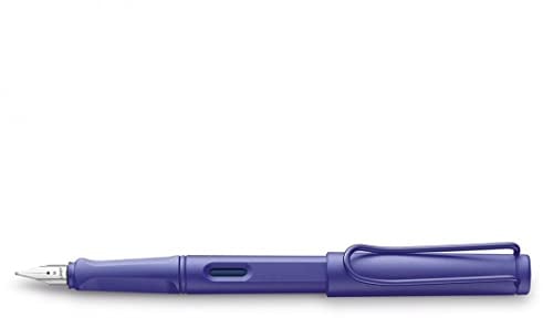 Lamy 1234835 safari candy Füllhalter 21 – Moderner Füller in der Farbe Violet mit ergonomischem Griff und zeitlosem Design – Federstärke M - Sondermodell
