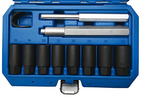 Stahlkaiser Kit bussole coniche per smontaggio cerchi con bulloni antifurto 10pz