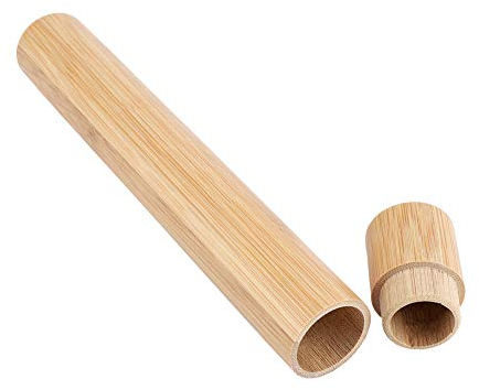 Garosa Natürliche Bambus Zahnbürstenhalter Tragbare Umweltfreundliche Zahnbürste Reise Box Storage Case