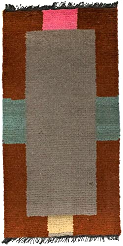 Morgenland Nepal Teppich - 140 x 70 cm - Silber