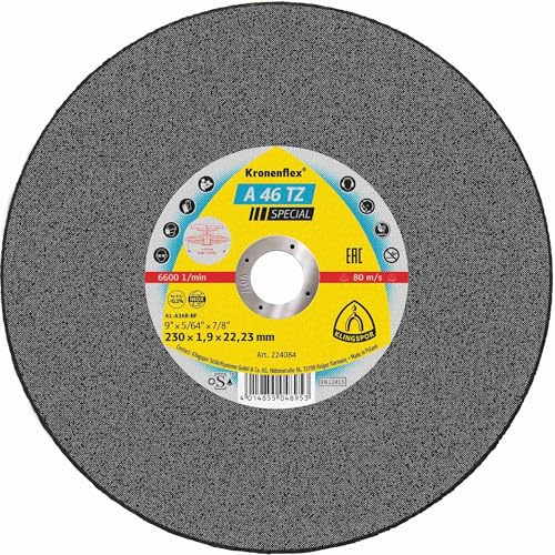 NEU! Klingspor A 46 TZ Special Trennscheibe | 125 x 1,6 x 22,23 mm | X_LOCK | 25 Stück | gerade