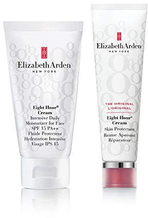 Elizabeth Arden Eight Hour Cream Intensive Face Moisturizer SPF 15, 50 ml + Eight Hour Skin Protectant 50 ml