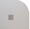 PLATO DE DUCHA RESINA SEMICIRCULAR (75 X 75, GRIS CEMENTO)
