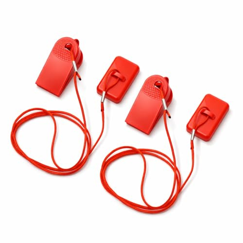 Interruptor de Seguridad para máquina de Correr, 2 uds., Llave de Seguridad Universal para máquina de Cinta de Correr, Cerradura magnética para Interruptor de Seguridad