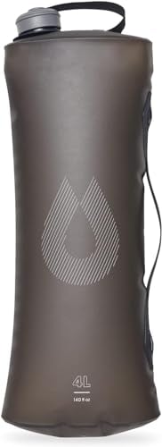 HydraPak Seeker - Faltbarer Wasserspeicher (4L) - BPA- und PVC-freier Camping Trinkrucksack - Mammut
