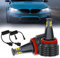 Bombilla de ojos de ángulo de coche H8 40 W Ángel ojos faro halo anillo LED Marcadores Canbus libre de errores Xenon blanco para E92 E87 E82 E90 E93 E70 E71 (2 unidades)