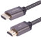 Monoprice Cable HDMI de ultra alta velocidad certificado 8K, trenzado, HDMI 2.1, 8K a 60Hz, 4K a 120Hz, 48Gbps, HDR, VRR, CL2 en pared, 15 pies, negro