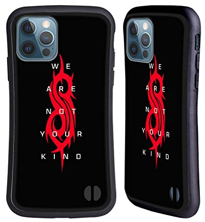 Head Case Designs Officially Licensed Slipknot Logo We Are Not Your Kind Hybrid Case Compatible With Apple iPhone 12 / iPhone 12 Pro