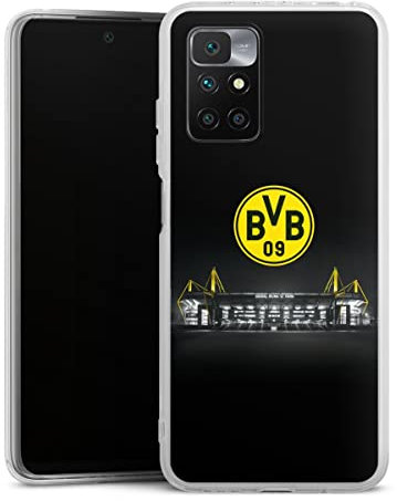 DeinDesign Silikon Hülle kompatibel mit Xiaomi Redmi 10 Case transparent Handyhülle BVB Stadion Borussia Dortmund