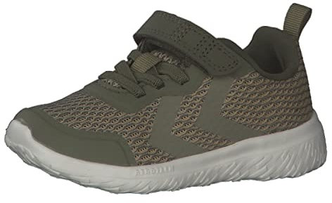 hummel Unisex Baby ACTUS ML Recycled Infant Sneaker, DEEP Lichen Green, 19 EU