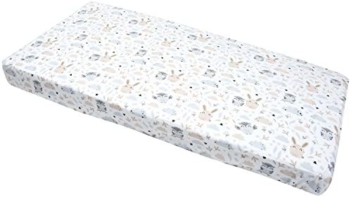 Medi Partners Spannbettlaken 60x120 Baby Bettlaken Kinderbett Spannbetttuch 100% Baumwolle - Fitted Kinder Sheet Bettwäsche Babymatratze Schlafsack Babybett (Lichtung)