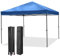 𝐇𝐨𝐭𝐞𝐞𝐥 Faltpavillon Pavillon 3x3 Wasserdicht Stabil Winterfest, Partyzelt Gartenpavillon 3mx3m Faltbar Keine Seitenwänden, Pop Up Pavillion Klappbar mit Tragetasche UV Schutz 50+, Blau