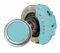 SCOOBYS PAINTS BACK IN THE MIX High Heat Resistant Gloss Brake Caliper Paint Wheel Engine Restore Metal (250Ml, Electric Azure Blue)