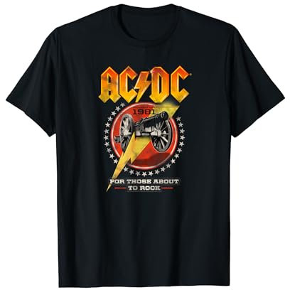 AC/DC Rock Music Band For Those About To Rock 1981 T-Shirt