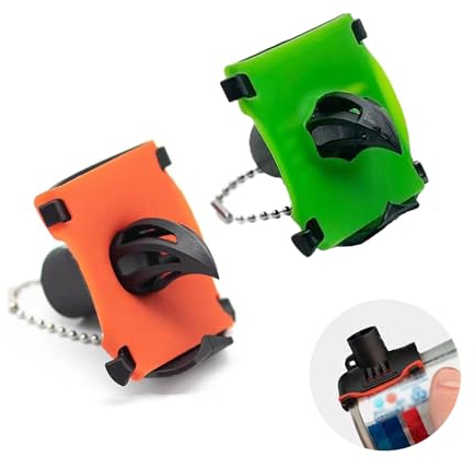 2 Pezzi Apribottiglie per Birra, Aprifucile da Birra, Apribottiglie Innovativo per Birra con Anello Portachiavi Apri Birra, per Casa Cucina Bar Ristorante per Campeggio, Feste in Spiaggia