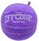 Herfair 3D Offcourt Basketball Kissen 25CM Basketball Pillow Weiches Basketball Plüschball Deko Zimmer Basketball Geschenke Für Jungen Mädchen (Lila)
