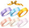 Geschenkband set 6 Farben satinband 20mm schleifenband breit gold Geschenkbänder 22M Geschenkverpackung set für Geburtstag Luftballons Hochzeit Backen