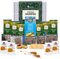 Hattie's Gifts Coffee & Biscuits Hamper - Coffee Bags, Chocolate Shortbread, Stroopwafels & Swizzle Sugar Sticks - Luxury Food Gift for Thank You, Birthdays & Celebrations