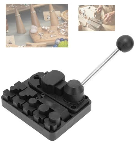 Ring Bending Tools spoon ring bender Professional Jewelry Making Tool Plastic Ring Bender with Ergonomics Handle Ring Bending Machine for Jewelry Enthusiasts and Repair Tools Jewellery-Making Kits