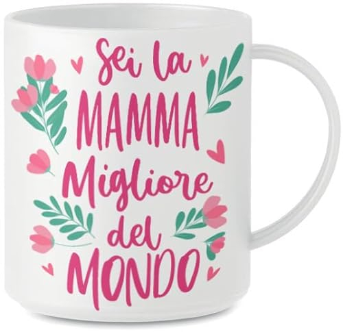 Tazza per la mamma con frase decorativ a rilievo Mamma sei il mio tesoro più grande (Tazza, 0-24)