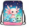 chaqlin Kuriertasche für Jungen und Mädchen, Mini-Umhängetasche, Kinder-Schulterhandtasche, Kawai Pink Axolotl, Einheitsgröße, Kuriertasche