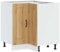 vidaXL Küchen-Eckunterschrank Kalmar Artisan-Eiche Holzwerkstoff, Eckunterschrank, Küchenschrank, Küchen-Eckunterschrank, Eckunterschrank für Küche