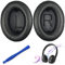 SHENSAIGO Ersatz Ohrpolster für Bose Quietcomfort 35, Schwarz Ersatzpolster, Kopfhörer Ohrpolster mit Proteinleder und Lärmreduzierender Schaumstoff, Kompatibel Earpads Polster für Bose QC25 QC15 AE2