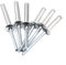 Zeroupshop Blindnieten-Set aus Aluminium, flache Rundkopf-Blindnieten, Kombinationsset, für Heimwerker, Gewerbe, Automobil, Luftfahrt, 500 Stück