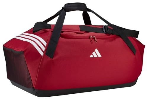 adidas Unisex Tiro Duffle Bag Large Duffel Bag, Team Power red 2/White, One Size