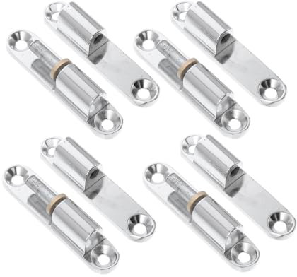 NUOBESTY 4pièces Charnière De Rénovation Métallique Pour Portes Intérieures Charnière à Visser Pour Porte Bois Et Métal Résistante Rouille